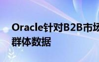 Oracle针对B2B市场营销商提供了新的受众群体数据