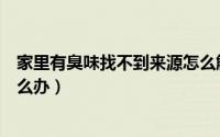 家里有臭味找不到来源怎么解决（屋里有臭味找不到来源怎么办）