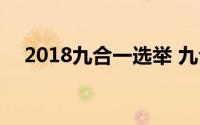 2018九合一选举 九合一选举是什么意思