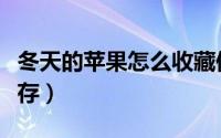 冬天的苹果怎么收藏保鲜（苹果在冬天怎么保存）