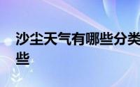 沙尘天气有哪些分类 沙尘天气防护提示有哪些