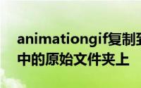 animationgif复制到位于Windows文件夹中的原始文件夹上