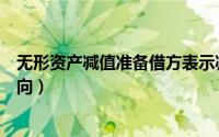 无形资产减值准备借方表示减少（无形资产减值准备借贷方向）