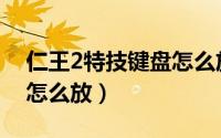 仁王2特技键盘怎么放（游戏仁王2特技键盘怎么放）