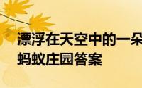 漂浮在天空中的一朵云可能有多重 4月14号蚂蚁庄园答案