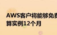 AWS客户将能够免费运行AmazonEC2云计算实例12个月