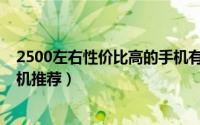 2500左右性价比高的手机有哪些（2500左右性价比高的手机推荐）