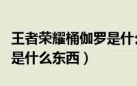 王者荣耀桶伽罗是什么意思（王者荣耀捅伽罗是什么东西）