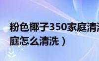 粉色椰子350家庭清洗方法（粉色椰子350家庭怎么清洗）