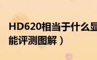 HD620相当于什么显卡（HD620核心显卡性能评测图解）