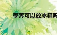 荸荠可以放冰箱吗（如何保存荸荠）