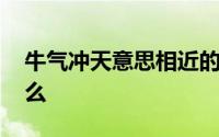 牛气冲天意思相近的词语 牛气冲天意思是什么 