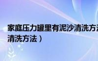 家庭压力罐里有泥沙清洗方法（家庭压力罐里有泥沙有什么清洗方法）