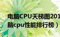 电脑CPU天梯图2018年7月最新版（台式电脑cpu性能排行榜）