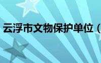 云浮市文物保护单位（云浮市文物古迹介绍）