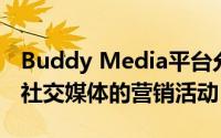 Buddy Media平台允许客户创建和执行基于社交媒体的营销活动