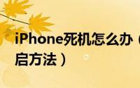 iPhone死机怎么办（苹果手机各机型强制重启方法）