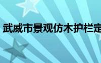 武威市景观仿木护栏定做（武威市景点介绍）