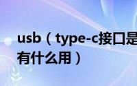 usb（type-c接口是什么 USB Type-C接口有什么用）