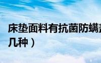 床垫面料有抗菌防螨盖四件套（床垫面料有哪几种）