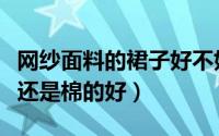 网纱面料的裙子好不好（裙子内衬是网纱的好还是棉的好）