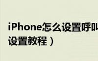 iPhone怎么设置呼叫转移（iphone呼叫转移设置教程）