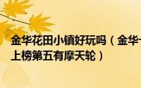 金华花田小镇好玩吗（金华十大本地玩乐排行榜：花田小镇上榜第五有摩天轮）