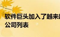 软件巨头加入了越来越多的看好物联网的科技公司列表