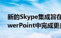 新的Skype集成旨在帮助用户在Word和PowerPoint中完成更多工作