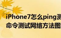 iPhone7怎么ping测试（iPhone7使用ping命令测试网络方法图解）