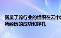 衡量了跨行业的组织在云中部署数据存储或应用程序服务时所经历的成功和挣扎