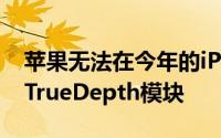 苹果无法在今年的iPhone显示屏上显示所有TrueDepth模块