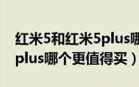 红米5和红米5plus哪个更好（红米5和红米5plus哪个更值得买）