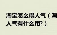 淘宝怎么得人气（淘宝怎么刷人气?刷淘宝的人气有什么用?）