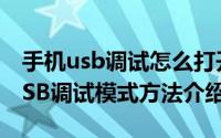 手机usb调试怎么打开（Android系统开启USB调试模式方法介绍）