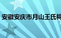 安徽安庆市月山王氏祠堂（安庆市十大祠堂）