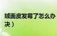 绒面皮发霉了怎么办（呢绒面料发霉了怎么解决）