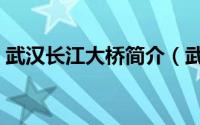 武汉长江大桥简介（武汉长江大桥位置介绍）