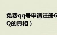 免费qq号申请注册6位（关于免费申请6位QQ的真相）