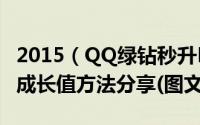 2015（QQ绿钻秒升LV8活动 每天100%获得成长值方法分享(图文)）