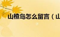 山楂岛怎么留言（山楂岛留言方式汇总）