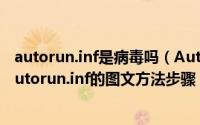 autorun.inf是病毒吗（Autorun.inf是什么病毒以及删除Autorun.inf的图文方法步骤）