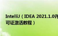 IntelliJ（IDEA 2021.1.0许可证最新注册激活方法 五种许可证激活教程）