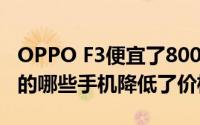 OPPO F3便宜了8000卢比知道包括三星在内的哪些手机降低了价格