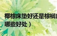 椰棕床垫好还是棕榈床垫好（椰棕床垫面料有哪些好处）