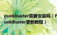 punkbuster需要安装吗（PunkBuster安装图文教程以及PunkBuster更新教程）