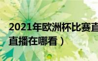 2021年欧洲杯比赛直播（2021年欧洲杯比赛直播在哪看）