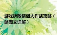 游戏拆散情侣大作战攻略（《拆散情侣大作战》终极过关攻略图文详解）