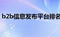 b2b信息发布平台排名（B2B信息发布技巧）