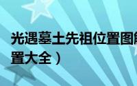 光遇墓土先祖位置图解大全（光遇墓土先祖位置大全）